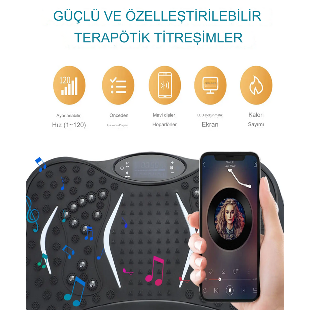 Bluetoothlu Titreşimli Egzersiz Cihazı