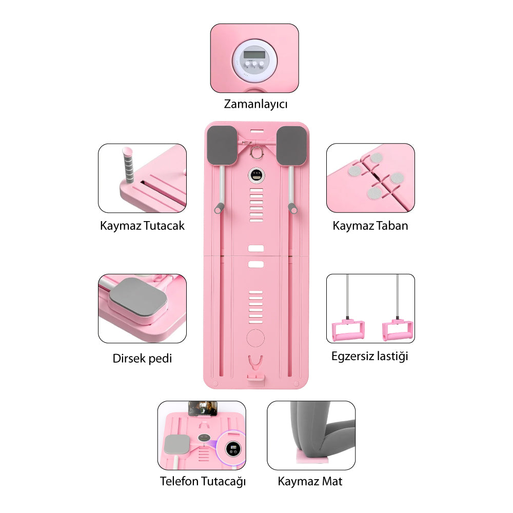 Piletes Reformer Çok Amaçlı Egzersiz Tahtası