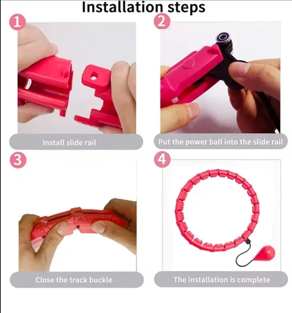 Hula Hoop Bel Bölgesi Ayarlanabilir,Akıllı bel İnceltme Çemberi