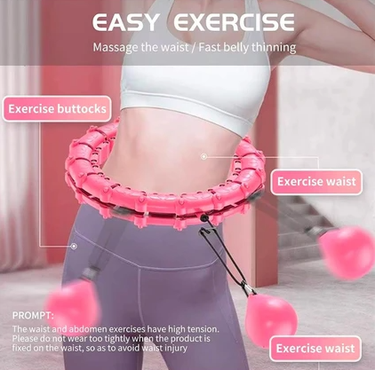 Hula Hoop Bel Bölgesi Ayarlanabilir,Akıllı bel İnceltme Çemberi
